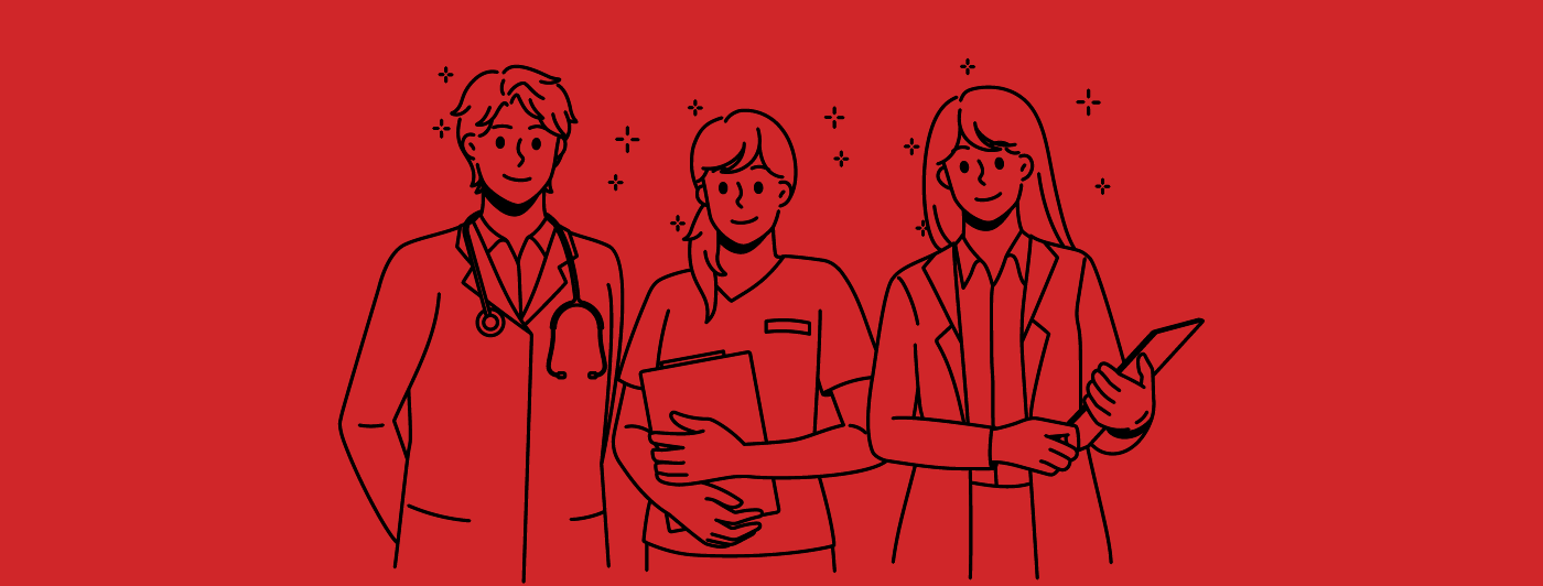 Three Healthcare Employees 